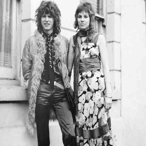 David Bowie and Angelina Barnett (1970)