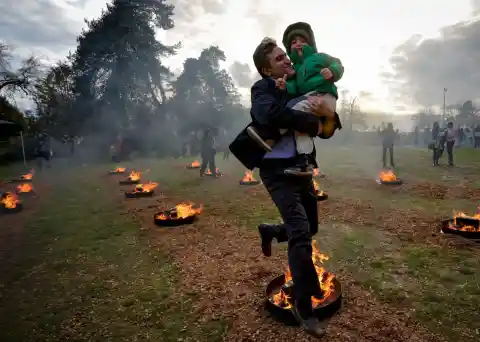26. Persian New Year Is Celebrated with Fire