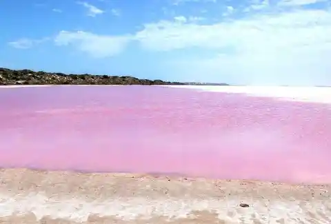 Lake Retba in Senegal