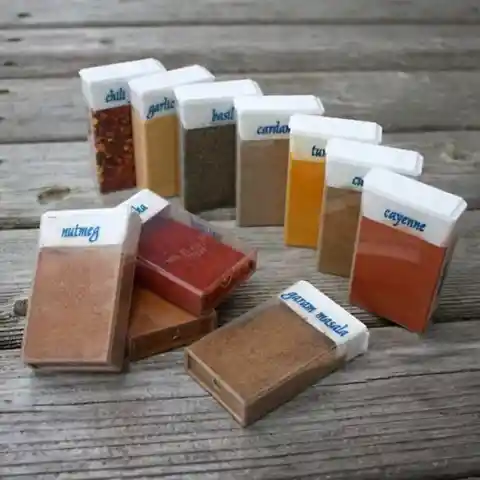 Tic Tac boxes for your spices