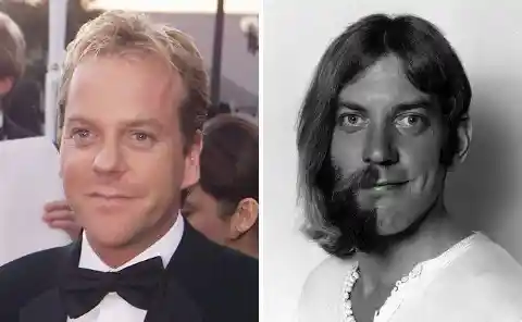 Kiefer and Donald Sutherland at 35