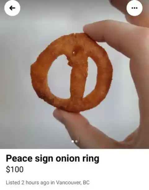 Give Peace (And This Onion Ring) A Chance