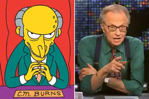 Larry King + Mr. Burns