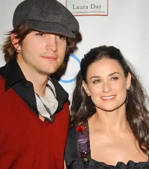 Ashton Kutcher and Demi Moore