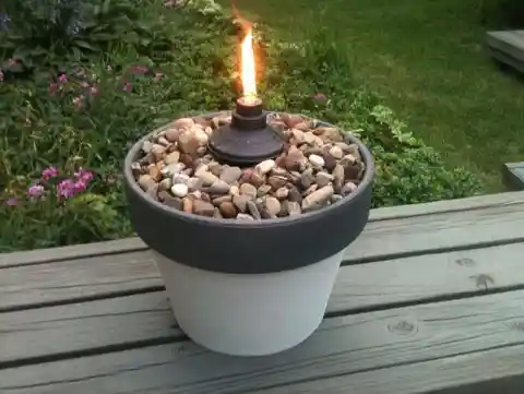 Tiki Torch Holder