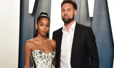 Klay Thompson & Laura Harrier