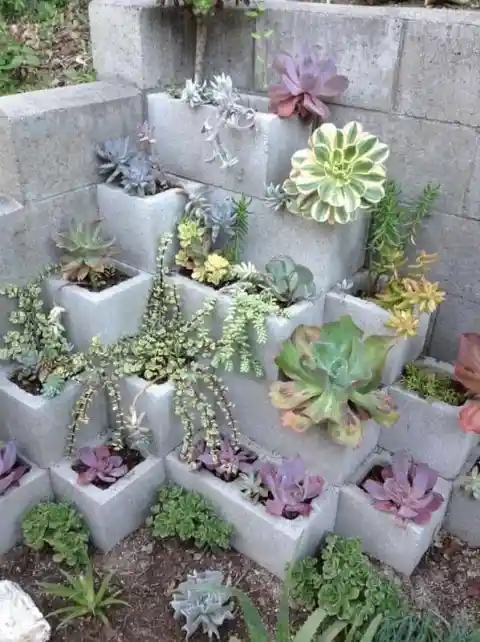 Pyramid Style Succulent Pots