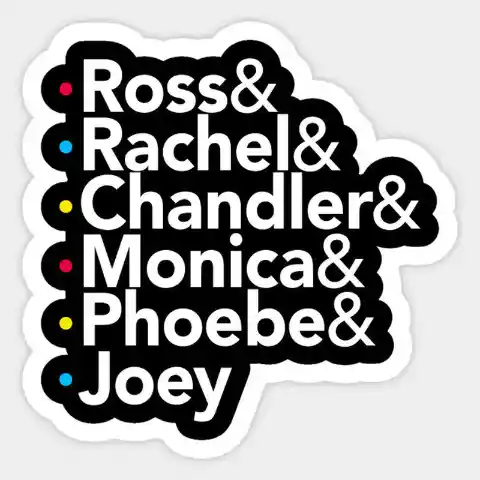 2. Rachel, Monica, Phoebe, Joey, Chandler, and Ross – How Were They Named?