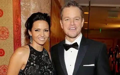 Matt Damon & Luciana Barroso