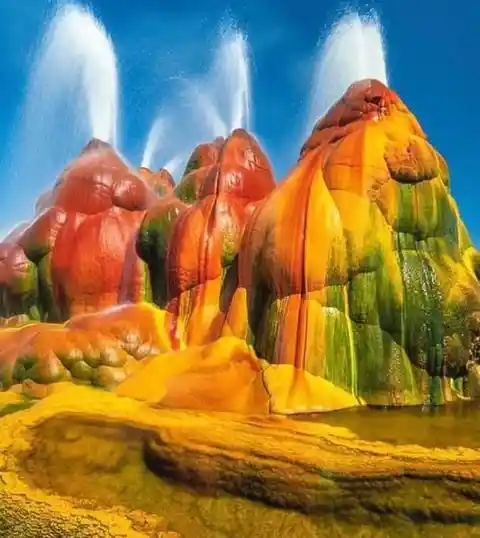 Fly Geyser in the USA