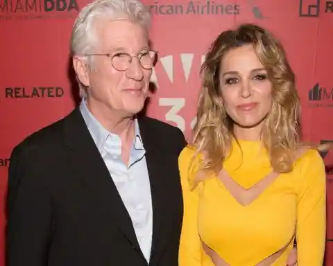 Richard Gere and Alejandra Silva (34 Years)