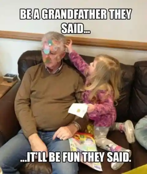 Being a Grandpa