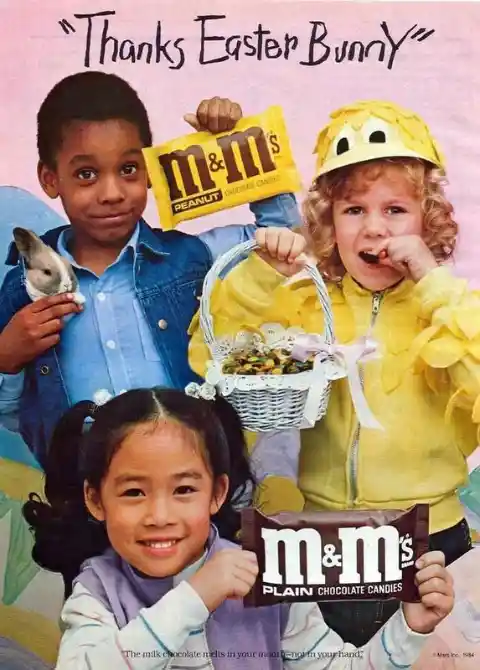 This Was The Original Large Package Of M&M's