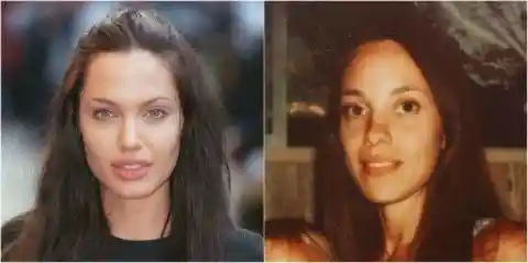 Angelina Jolie and Marcheline Bertrand at 25