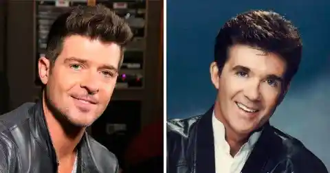 Robin and Alan Thicke in their 30s