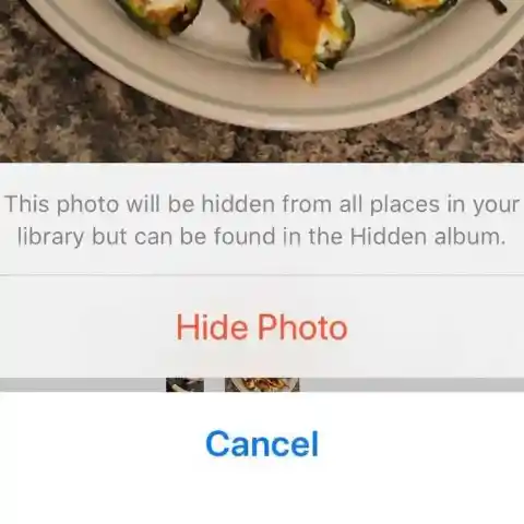 Keep photos hidden