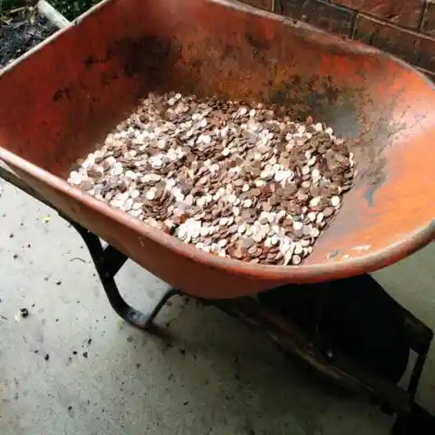 A Wheelbarrow Full of Coins