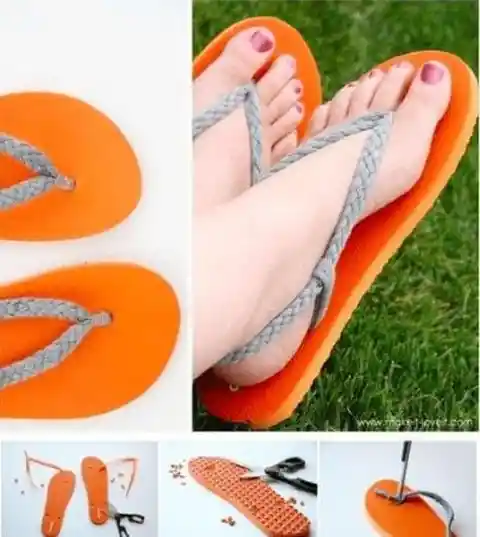 Fabric Flip Flops Strap