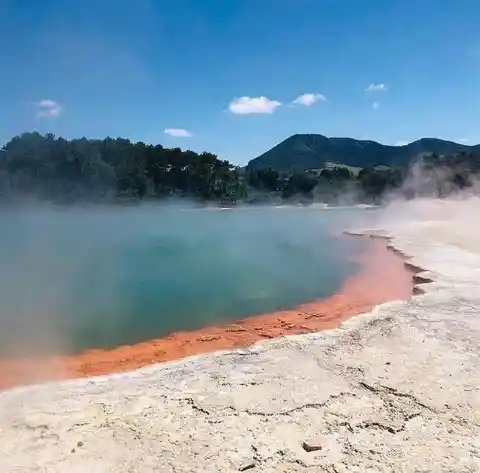 Champagne Pool in New Zealand