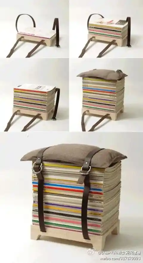 Magazine Stool