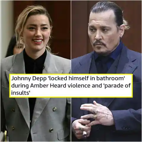 Depp Locked Himself in the Bathroom