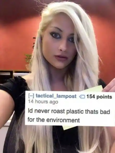 Don’t burn plastic