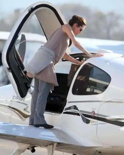 Angelina Jolie and her private jets