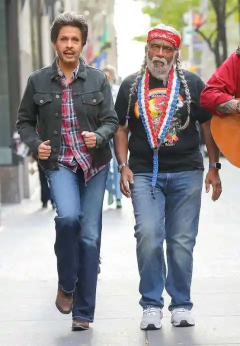 Hoda Kotb & Al Roker as Blake Skelton & Willie Nelson