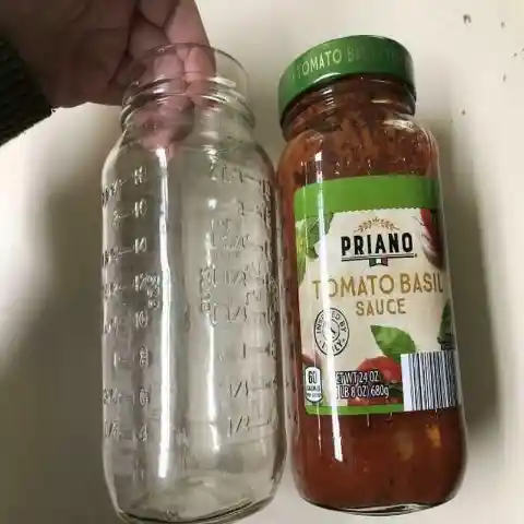 Don’t discard your empty pasta sauce jars