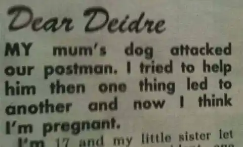 Dogs, mailmen, and pregnancies