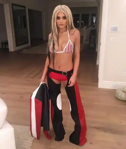 Kylie Jenner as Christina Aguilera the "Dirrty" Video