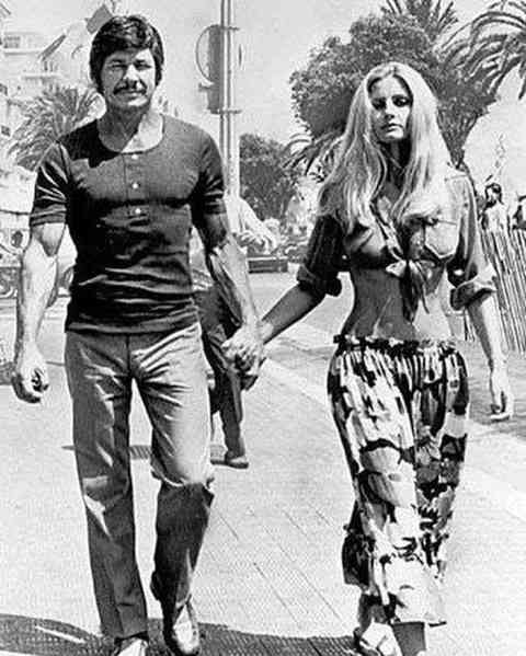 Chilling Photo of Charles Bronson and Jill Ireland