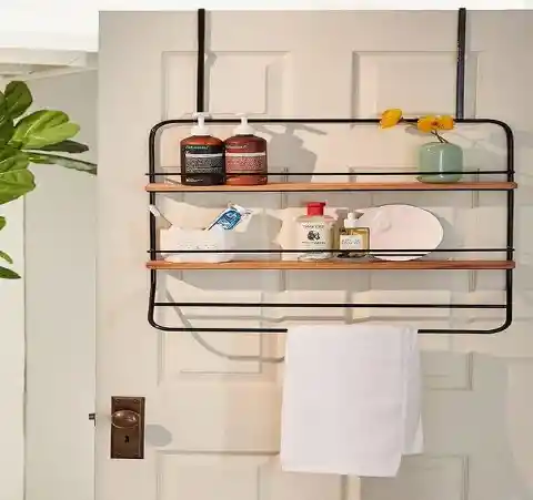 Attach An Organizer To The Back Of The Door