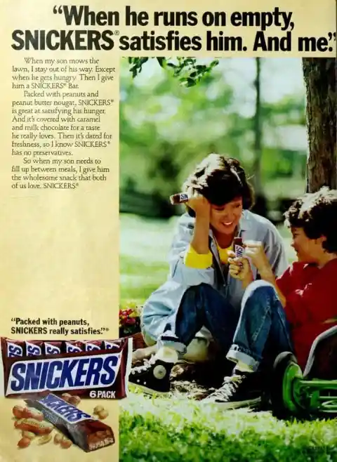 Snickers Ad: Perfect Snack For Between Meals