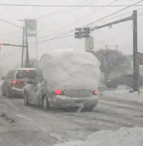 Leaving the Snow on Top