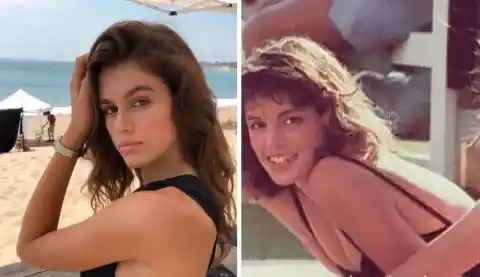 Kaia Gerber and Cindy Crawford