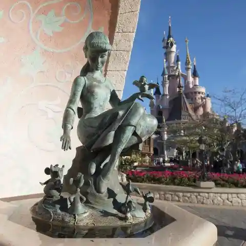 The Many Angles of the Cinderella Statue