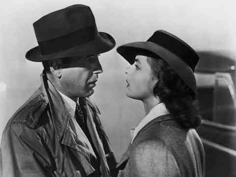 Quel film noir et blanc emblématique mettait en scène ce couple charmant ?