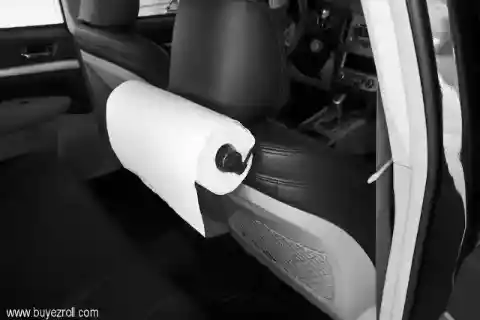 Where do I put the paper towels?