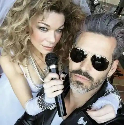 LeAnn Rimes & Eddie Cibrian as Madonna & George Michael