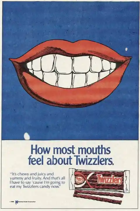 Memorable 1987 Twizzlers Commercial