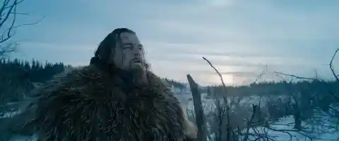 Leonardo DiCaprio as Hugh Glass in The Revenant (2015)