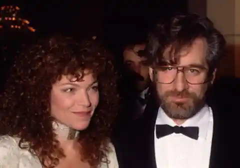 Steven Spielberg and Amy Irving