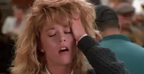 Which quirky film showed Meg Ryan making crazy faces and noises in a diner?