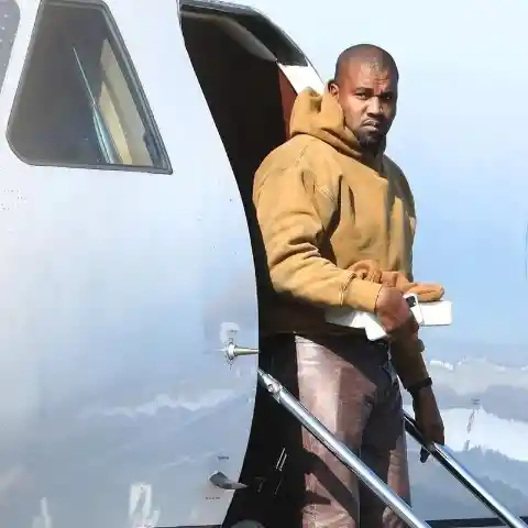 Kanye West and his Boeing 747