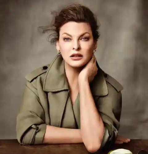 Now: Linda Evangelista