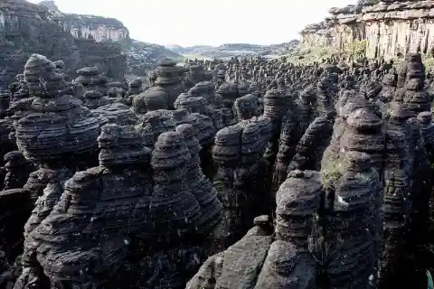 The Mt Roraima Rock Formations in Venezuela