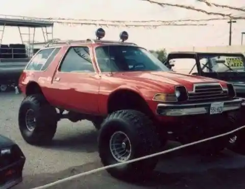 AMC Pacer with Buggy Wheels