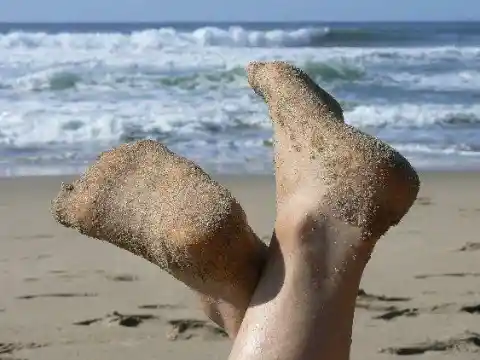 Getting Rid of the Sands on Your Feet