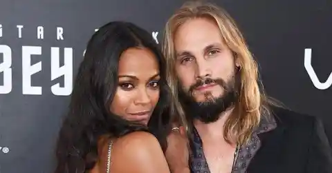 Zoe Saldana & Marco Perego